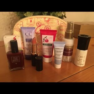 Brand new makeup bag and products